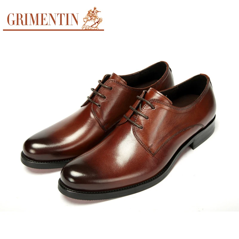 GRIMENTIN brand genuine leather mens formal shoes Italian designer black brown business office men shoes
GRIMENTIN brand genuine leather mens formal shoes Italian designer black brown business office men shoes