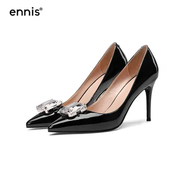 Rhinestone Pumps Patent Leather Pumps Crystal Fashion Shoes Femme Ladies Thin High Heels Women Nude Heel Pointed Toe Shoes H914
Rhinestone Pumps Patent Leather Pumps Crystal Fashion Shoes Femme Ladies Thin High Heels Women Nude Heel Pointed Toe Shoes H914