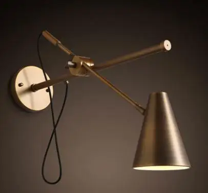 American vintage Iron loft industrial wall lamp indoor lighting bedside lamps wall lights for home 110V/220V E27 Edison Bulb
American vintage Iron loft industrial wall lamp indoor lighting bedside lamps wall lights for home 110V/220V E27 Edison Bulb