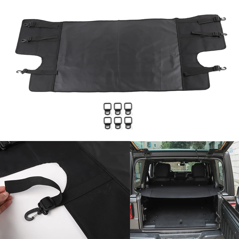 Car Interior Trunk Cover Cargo Luggage Carrier Curtain With Screw Nut Pull Buckle Tool Decoration For Jeep Wrangler JL 2018 2019
Car Interior Trunk Cover Cargo Luggage Carrier Curtain With Screw Nut Pull Buckle Tool Decoration For Jeep Wrangler JL 2018 2019