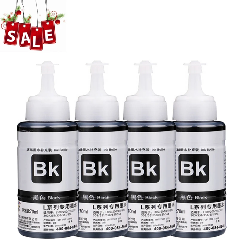 4 PKs BK Refill ink For Epson Printer L355 L350 L362 L366 L550 L555 L566 L800 L801 L805 L100 L110 L120 L132 L210 L222 L300 L312
4 PKs BK Refill ink For Epson Printer L355 L350 L362 L366 L550 L555 L566 L800 L801 L805 L100 L110 L120 L132 L210 L222 L300 L312