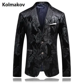2019 Fashion Mens Printing Wedding Blazers Casual Slim Fit Prom Dress Blazer Men's High Quality Coats Wear Blazers Jacket Men
2019 Fashion Mens Printing Wedding Blazers Casual Slim Fit Prom Dress Blazer Men's High Quality Coats Wear Blazers Jacket Men
