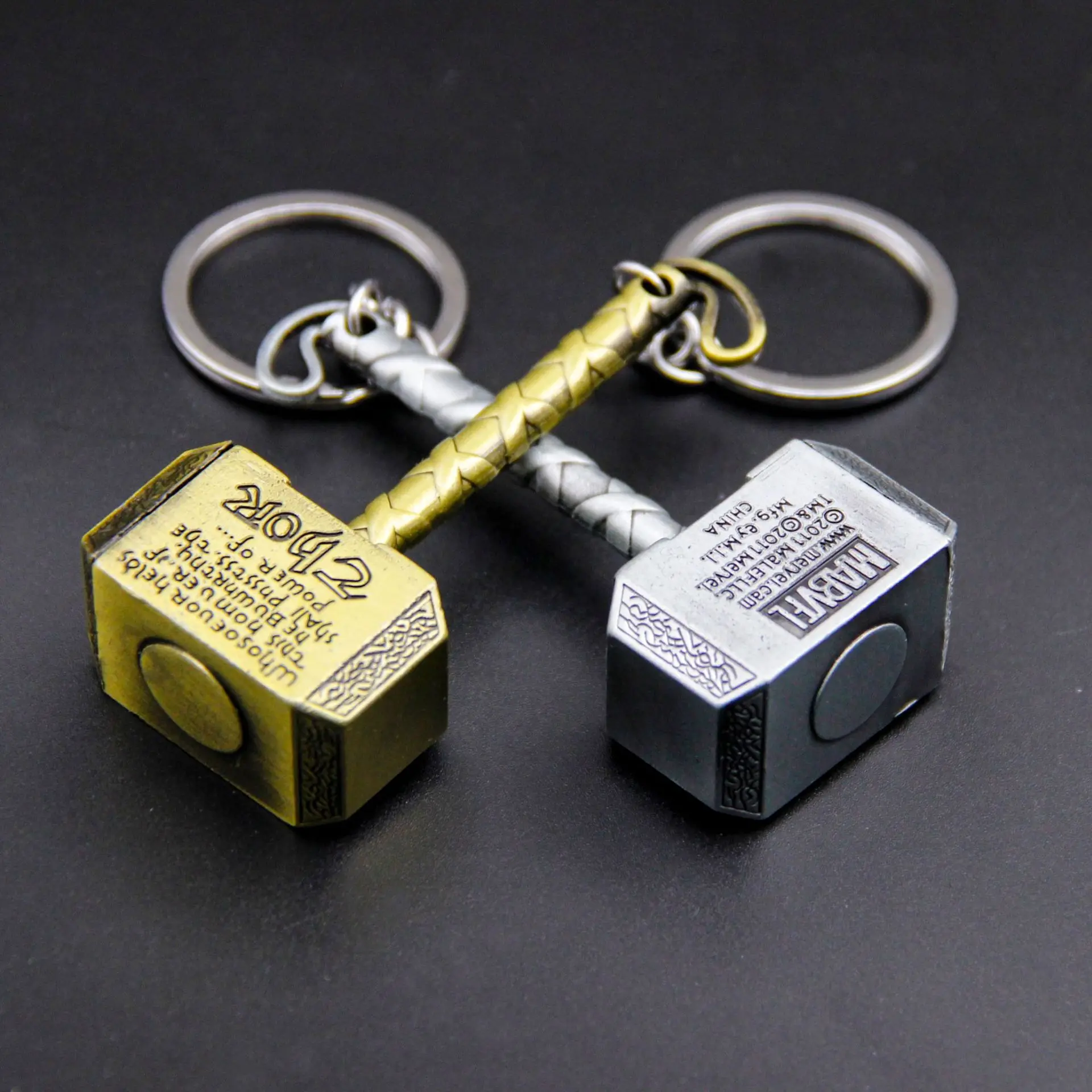 Marvel Avengers Thor's Hammer Mjolnir Keychain Captain America Shield Hulk Batman Mask KeyChain Keyrings Drop Shipping Wholesale
Marvel Avengers Thor's Hammer Mjolnir Keychain Captain America Shield Hulk Batman Mask KeyChain Keyrings Drop Shipping Wholesale