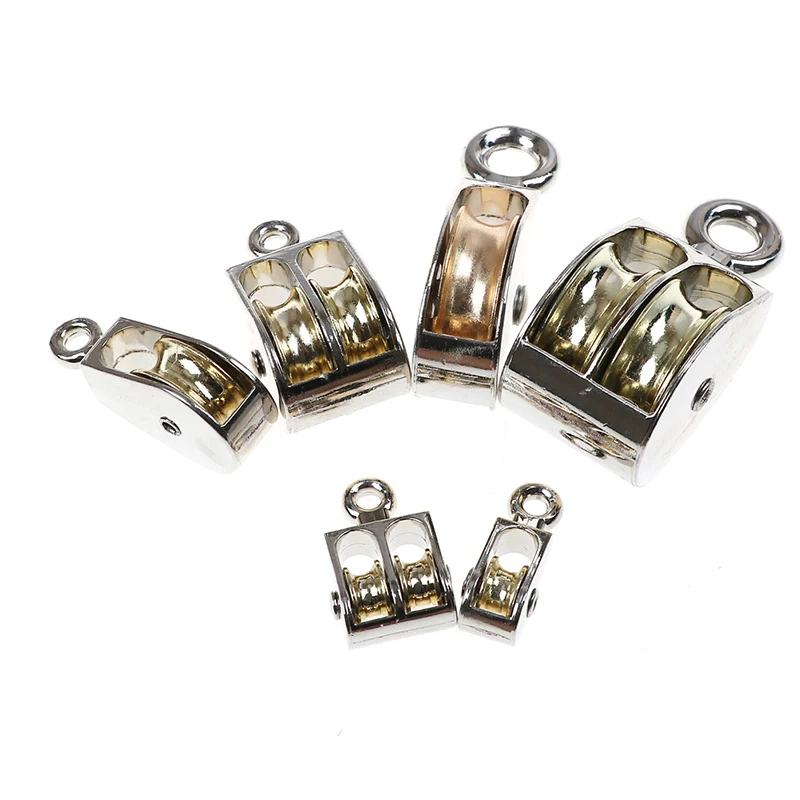 1PCS Newest 304 Single/Double Wheel Swivel Rollers Stainless Steel 36/52/75mm Block Loading Rope Pulley Roller
1PCS Newest 304 Single/Double Wheel Swivel Rollers Stainless Steel 36/52/75mm Block Loading Rope Pulley Roller