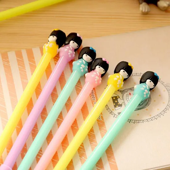 4 Pcs/Set Kimono Japanese Girl Doll Gel Pen Writing Signing Pen School Office Supply Student Stationery Random Color Stationery
4 Pcs/Set Kimono Japanese Girl Doll Gel Pen Writing Signing Pen School Office Supply Student Stationery Random Color Stationery