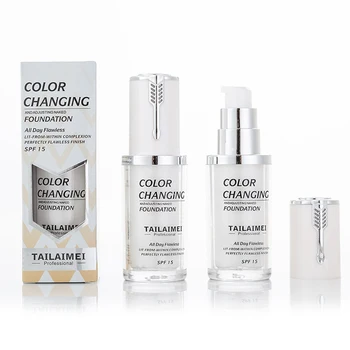 3 Color Makeup Coverage Base Cosmetics Primer Temperature Change Complexion Liquid Foundation Cream Concealer SPF15 TSLM1
3 Color Makeup Coverage Base Cosmetics Primer Temperature Change Complexion Liquid Foundation Cream Concealer SPF15 TSLM1
