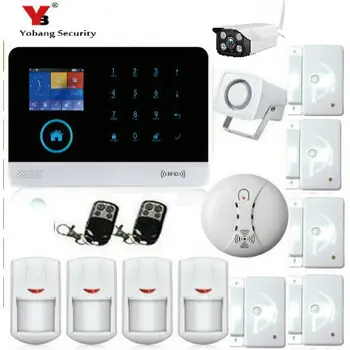 YobangSecurity Touch Keypad Wifi GSM GPRS Home Security Voice Burglar Alarm RFID Function Smoke Detector Door Outdoor IP Camera 
YobangSecurity Touch Keypad Wifi GSM GPRS Home Security Voice Burglar Alarm RFID Function Smoke Detector Door Outdoor IP Camera