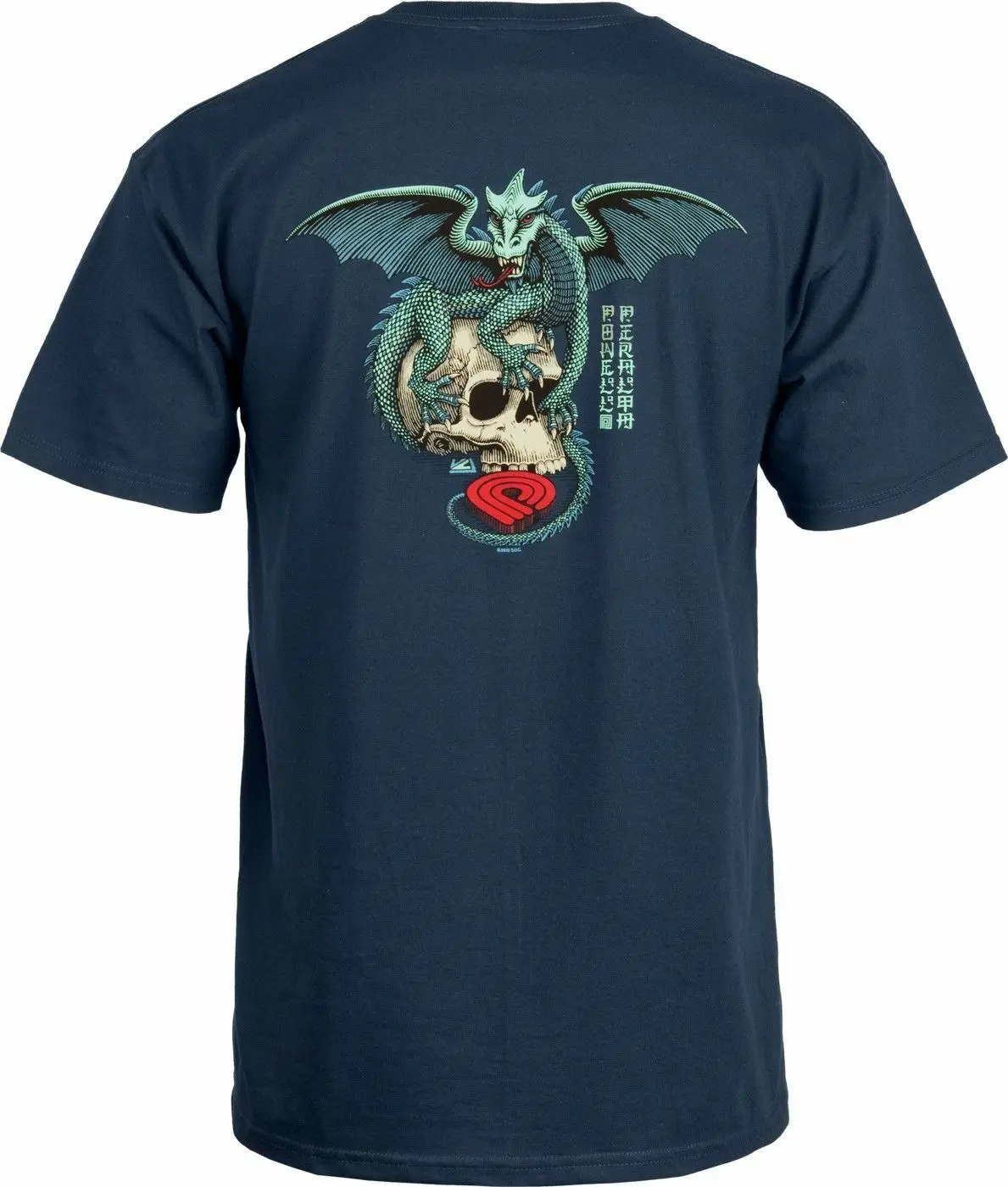 Powell Peralta T-shirt Dragon Skull in Navy MSRP $24 Round Neck Best Selling Male Natural Cotton Shirt TOP TEE
Powell Peralta T-shirt Dragon Skull in Navy MSRP $24 Round Neck Best Selling Male Natural Cotton Shirt TOP TEE