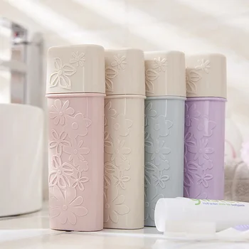 Outdoor Travel Portable Flower Carved Toothbrush Holder Hiking Camping Toothrush Cap Case Home Toothpaste Wash Cup Storage Box
Outdoor Travel Portable Flower Carved Toothbrush Holder Hiking Camping Toothrush Cap Case Home Toothpaste Wash Cup Storage Box