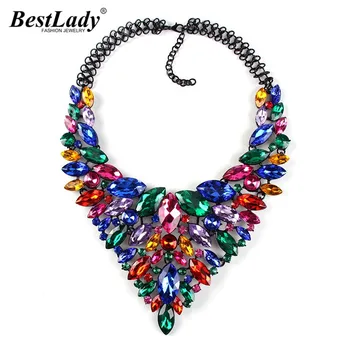 Best lady Color Hot Crystal Gem Luxury Bridal V Shaped Rhinestone Wedding Maxi Statement Necklace Collar Necklace &Pendants0120 
Best lady Color Hot Crystal Gem Luxury Bridal V Shaped Rhinestone Wedding Maxi Statement Necklace Collar Necklace &Pendants0120