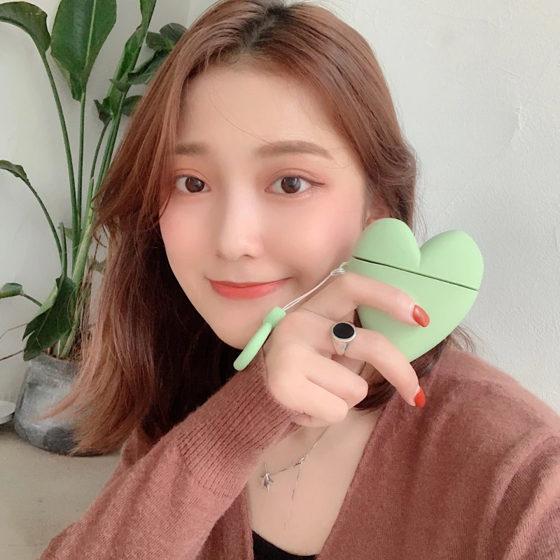 Lovely Earphone Case for Airpods 1 2 Cover Heart Shape Earphone Cover for Aripods Case Soft Silicone Protective Earbuds Cover
Lovely Earphone Case for Airpods 1 2 Cover Heart Shape Earphone Cover for Aripods Case Soft Silicone Protective Earbuds Cover