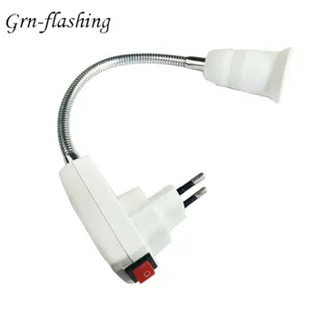 E27 Portable EU US Plug Lamp Holder Extender Flexible With on/off Switch Button Adapter Lampholder for E27 home Lighting bulb
E27 Portable EU US Plug Lamp Holder Extender Flexible With on/off Switch Button Adapter Lampholder for E27 home Lighting bulb