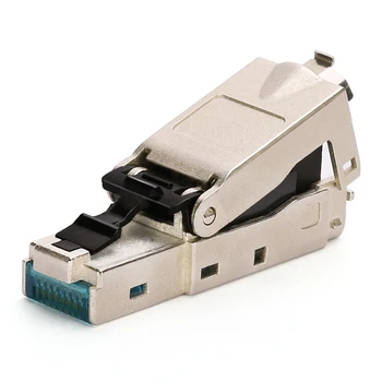 BELNET CAT7 FTP RJ45 Plug modular connector full shield for CAT7 CAT6A ethernet cable 8P8C network cable adapter with boot caps
BELNET CAT7 FTP RJ45 Plug modular connector full shield for CAT7 CAT6A ethernet cable 8P8C network cable adapter with boot caps