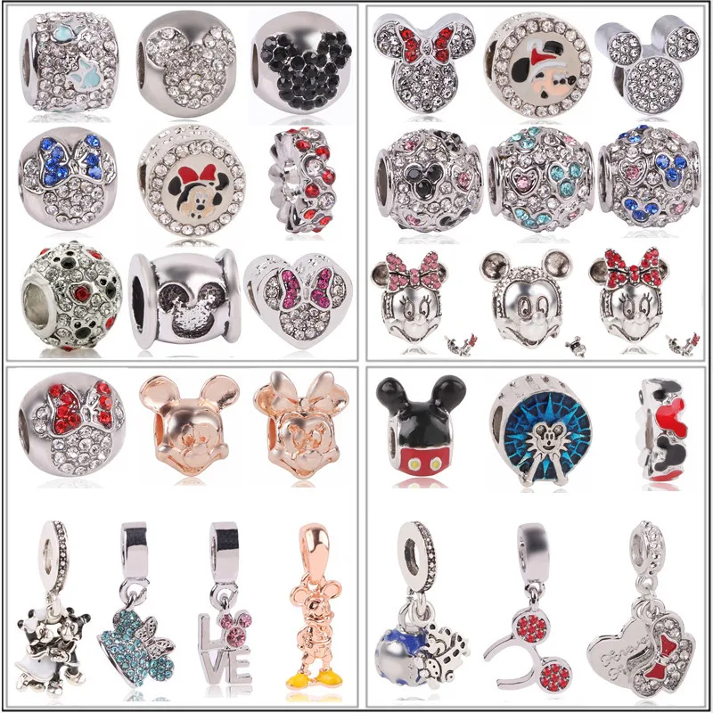 Couqcy 2019 New Sliver Bead Mickey Fairytale Animal Love Charm Fit Original Pandora Bracelet Necklace DIY Women Jewelry Gift
Couqcy 2019 New Sliver Bead Mickey Fairytale Animal Love Charm Fit Original Pandora Bracelet Necklace DIY Women Jewelry Gift