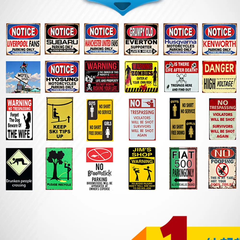 Mixed Wholesale Vintage Metal Painting Plate Plaques Tin Sign Stickers Metal Art Wall Car Bar Pub Cafe Garage Decor 30X20 CM
Mixed Wholesale Vintage Metal Painting Plate Plaques Tin Sign Stickers Metal Art Wall Car Bar Pub Cafe Garage Decor 30X20 CM