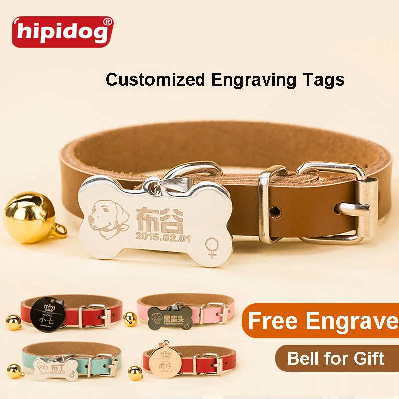 Free Engraving Text On Front Back Sides Stainless Steel Pet Dog Tag Customized Name Address Tel Free Pendant with Collar Bell
Free Engraving Text On Front Back Sides Stainless Steel Pet Dog Tag Customized Name Address Tel Free Pendant with Collar Bell