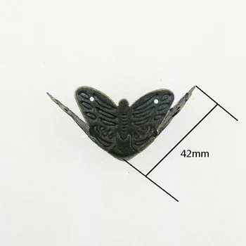 Bronze Tone Butterfly Protector Decor,Triangle Corner,Anceient Vintage Flower Wine Gift Box Furniture Cover,44mm,2Pcs
Bronze Tone Butterfly Protector Decor,Triangle Corner,Anceient Vintage Flower Wine Gift Box Furniture Cover,44mm,2Pcs