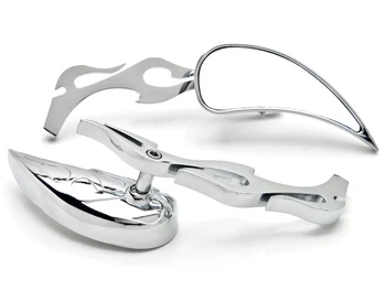 Brand new 100% high quality Flame Tear Drop Chrome Motorcycle Mirrors For Yamaha V-Max Vmax V Max VMX 1200
Brand new 100% high quality Flame Tear Drop Chrome Motorcycle Mirrors For Yamaha V-Max Vmax V Max VMX 1200