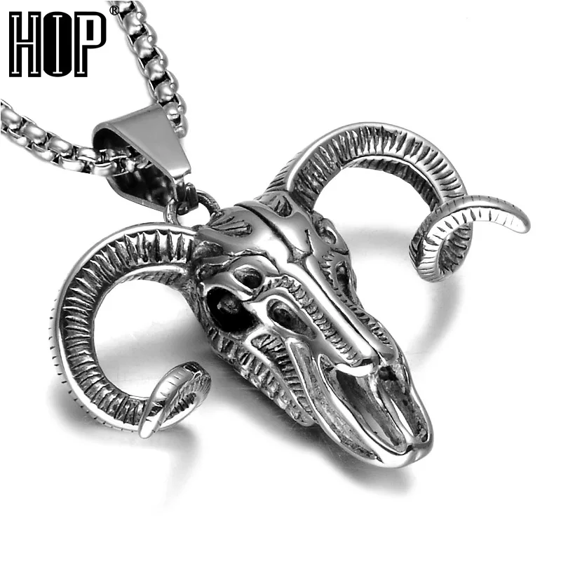 HIP Gothic Casting Titanium Stainless Steel Bull Skull Head Pendant & Necklace for Men Jewelry
HIP Gothic Casting Titanium Stainless Steel Bull Skull Head Pendant & Necklace for Men Jewelry