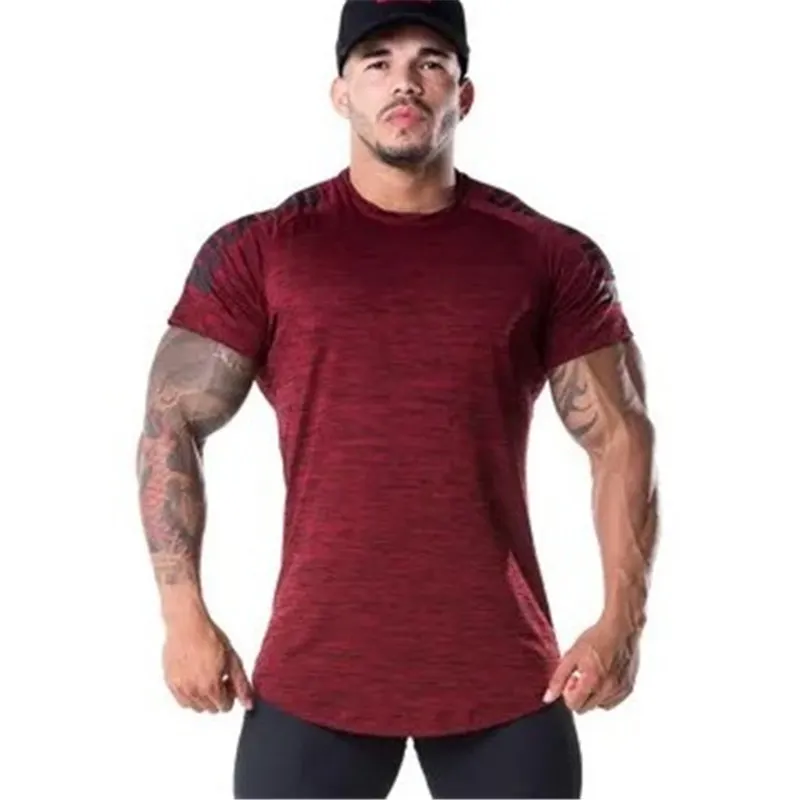 Summer 2019 new leisure fashion fitness exercise stretch T-shirt running exercise quick dry men short sleeves hot sale
Summer 2019 new leisure fashion fitness exercise stretch T-shirt running exercise quick dry men short sleeves hot sale