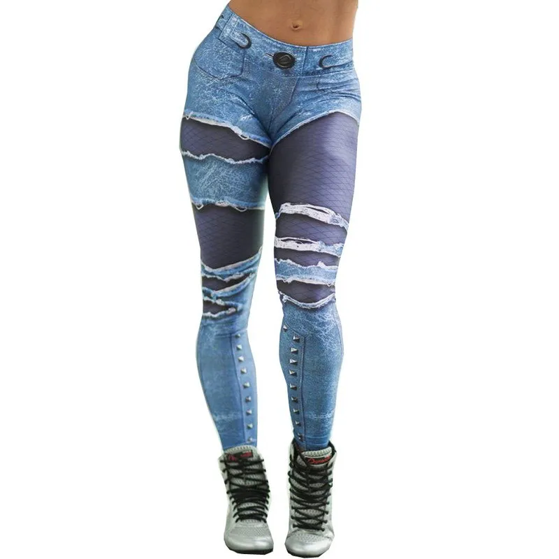 NORMOV Fashion Leggings Women Jeans Hole Printed Skinny Denim Print Slim Leggins Fit Sexy Fake Jeggings Female Leggings
NORMOV Fashion Leggings Women Jeans Hole Printed Skinny Denim Print Slim Leggins Fit Sexy Fake Jeggings Female Leggings