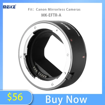 Meike MK-EFTR-A Mount Lens Adapter Ring for Canon EF / EF-S / RFMount Lens to Canon EOS-R Canon Camera
Meike MK-EFTR-A Mount Lens Adapter Ring for Canon EF / EF-S / RFMount Lens to Canon EOS-R Canon Camera