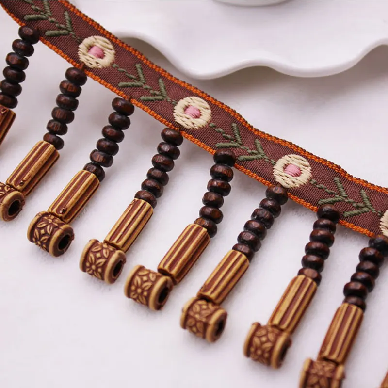 Savica 1m/lot Beads Tassels Lace Trim Tape Fabric Ribbon Ethnic Style DIY Sewing Crafts Garment Headdress Decor Materials LX438
Savica 1m/lot Beads Tassels Lace Trim Tape Fabric Ribbon Ethnic Style DIY Sewing Crafts Garment Headdress Decor Materials LX438