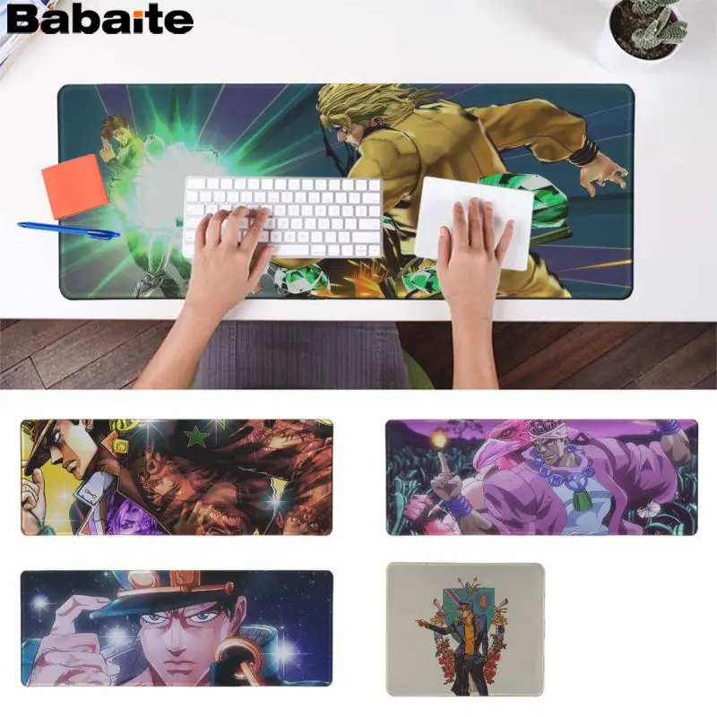 Babaite New Arrivals jojo Locking Edge Mouse Pad Game Rubber PC Computer Gaming mousepad
Babaite New Arrivals jojo Locking Edge Mouse Pad Game Rubber PC Computer Gaming mousepad