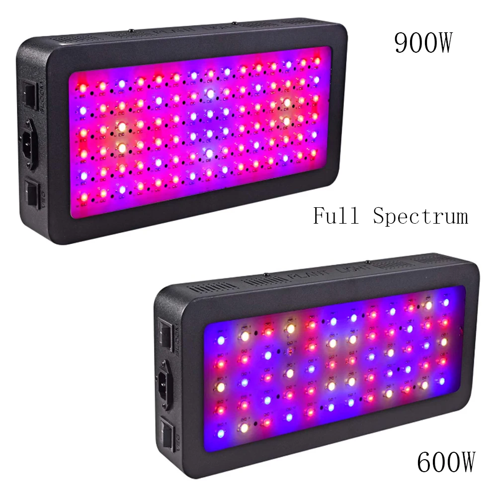 Hydroponics Grow Lights 600W 900W Full Spectrum LED Grow Light for Medical Plants Veg and Bloom Indoor Grow Systems 
Hydroponics Grow Lights 600W 900W Full Spectrum LED Grow Light for Medical Plants Veg and Bloom Indoor Grow Systems
