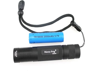 

Manta Ray 850nm Infrared Flashlight Small Straight Tube IR Fill Light Flashlight+1x18650+1xCharger