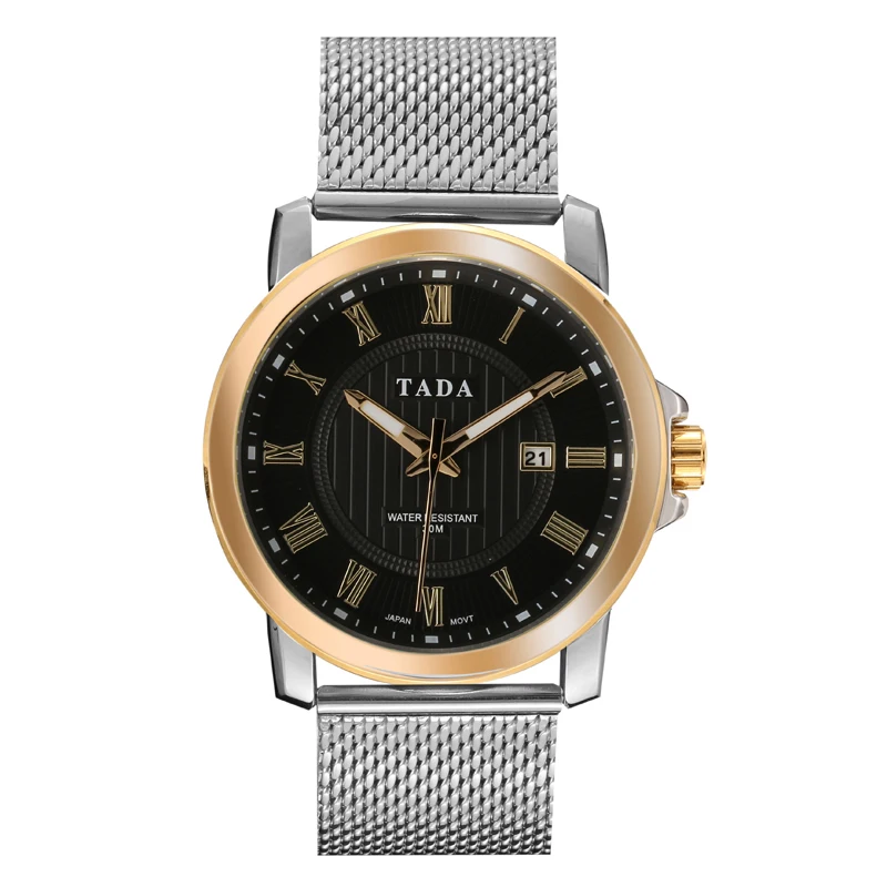 TADA Brand Military Watches Men 3ATM waterproof Mesh Steel Band Men's Wristwatches Relogio Feminino Montre Femme Silver Watch
TADA Brand Military Watches Men 3ATM waterproof Mesh Steel Band Men's Wristwatches Relogio Feminino Montre Femme Silver Watch