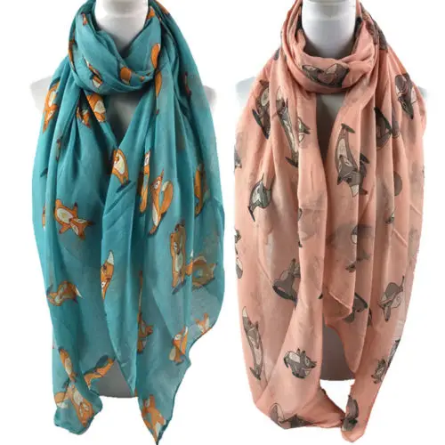 Vintage Women Fox Animal Printed Scarves Long Soft Cotton Voile Scarf Shawl Wrap Scarves for Summer Winter
Vintage Women Fox Animal Printed Scarves Long Soft Cotton Voile Scarf Shawl Wrap Scarves for Summer Winter