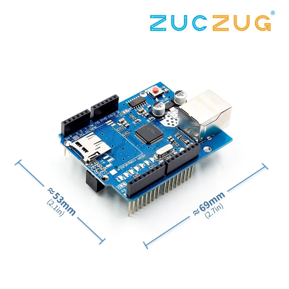 Ethernet Shield W5100 Network Expansion Board Module For Main Board UNO R3 ATMega 328 1280 MEGA2560 With Micro SD One
Ethernet Shield W5100 Network Expansion Board Module For Main Board UNO R3 ATMega 328 1280 MEGA2560 With Micro SD One