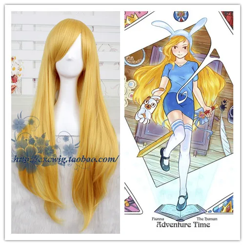 Adventure Time Women Fionna cosplay wig Girl Finna long blonde hair wig costumes
Adventure Time Women Fionna cosplay wig Girl Finna long blonde hair wig costumes