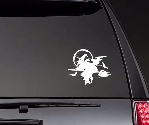 Flying Witch Car Decals Holiday Decor Decals Car Window Trunk Art Decoration Car Styling Waterproof ZP0685
Flying Witch Car Decals Holiday Decor Decals Car Window Trunk Art Decoration Car Styling Waterproof ZP0685