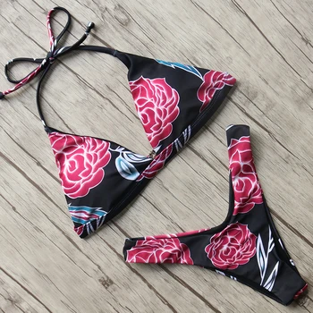 Push Up Swimsuit Floral Bikini Halter Bandage Swimwear Women 2018 Brazilian Bikini Set Bathing Suit Women Biquini Swimming Suit
Push Up Swimsuit Floral Bikini Halter Bandage Swimwear Women 2018 Brazilian Bikini Set Bathing Suit Women Biquini Swimming Suit