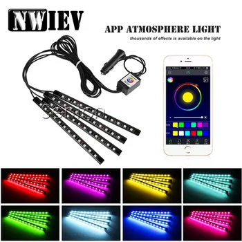 NWIEV Car Neon Lamp For Android ios APP Control For BMW X5 E53 F30 F10 E46 E39 E90 E60 F20 Mercedes W205 W204 W211 Audi A5 A6 C5
NWIEV Car Neon Lamp For Android ios APP Control For BMW X5 E53 F30 F10 E46 E39 E90 E60 F20 Mercedes W205 W204 W211 Audi A5 A6 C5