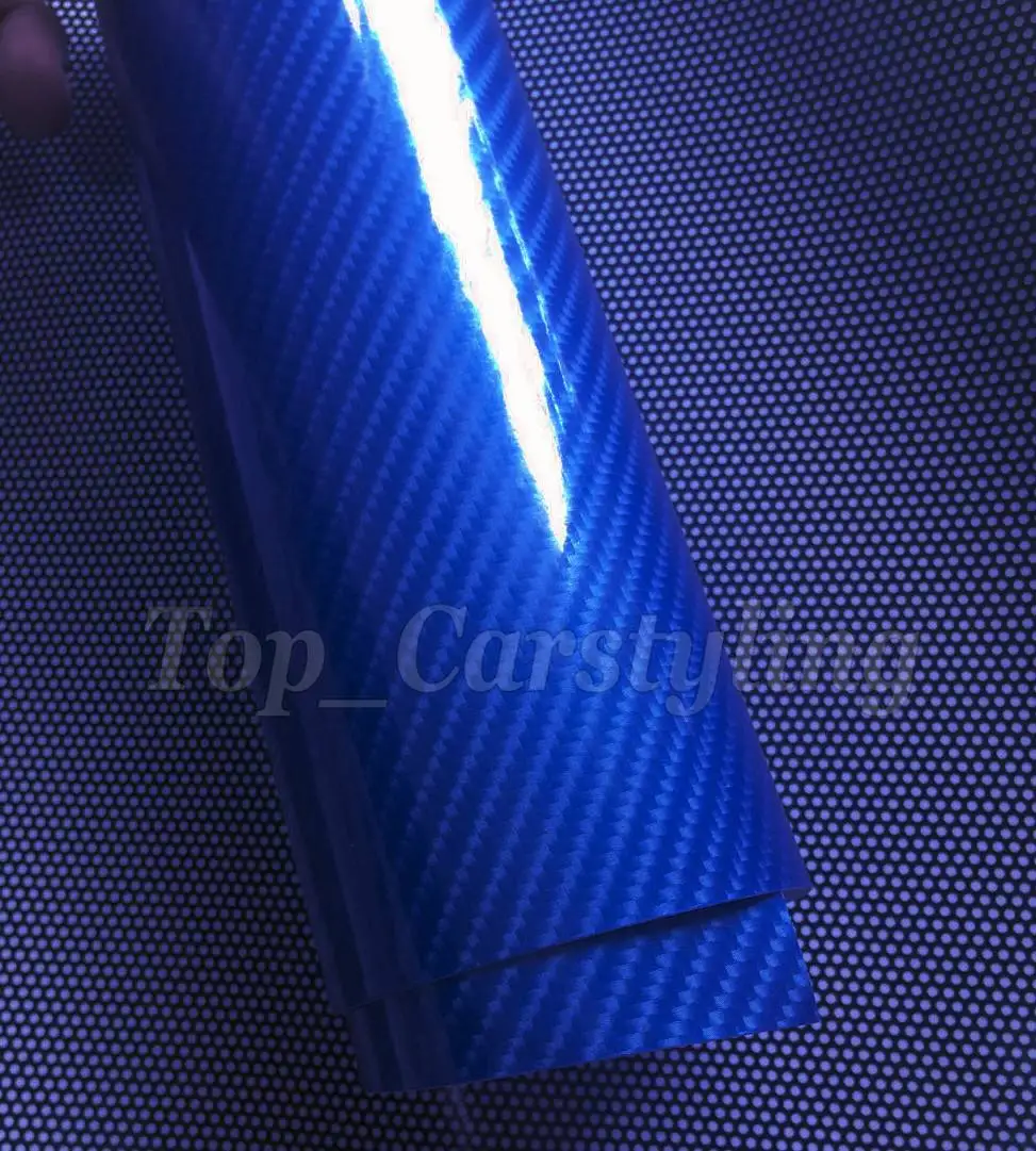 5D high gloss Carbon fibre vinyl car wrap 3M Carbon Glossy Film (2)