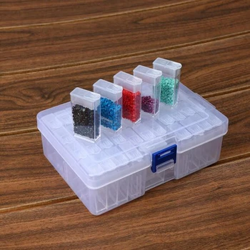 42 64 Fashion Jewelry Slots Transparent Plastic Box Embroidery Diamond Painting Storage Box Nail Art Jewelry Display YYY9945
42 64 Fashion Jewelry Slots Transparent Plastic Box Embroidery Diamond Painting Storage Box Nail Art Jewelry Display YYY9945