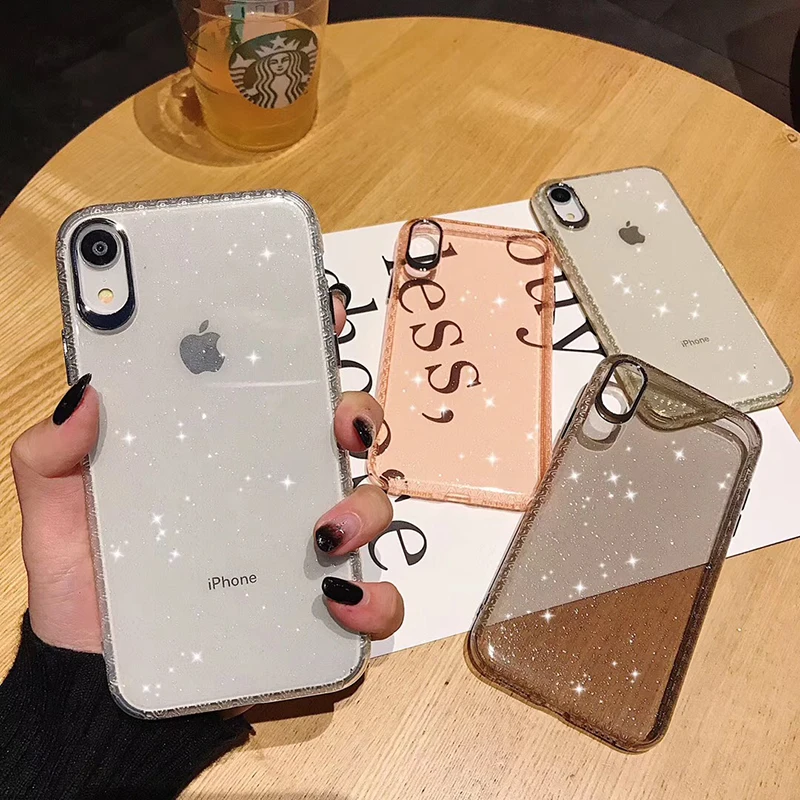 Luxury Glitter Powder Phone Cases For iPhone X XR XS Max 8 7 Plus 6 6S Plus Transparent Soft TPU Shockproof Shining Back Cover
Luxury Glitter Powder Phone Cases For iPhone X XR XS Max 8 7 Plus 6 6S Plus Transparent Soft TPU Shockproof Shining Back Cover