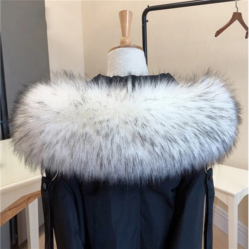 1PC Women's Winter Hot Fashion Faux Raccoon Fur Collar Scarf Multicolor Hooded Coat Fur Collar Decor Shawl Wrap Neck Warmer
1PC Women's Winter Hot Fashion Faux Raccoon Fur Collar Scarf Multicolor Hooded Coat Fur Collar Decor Shawl Wrap Neck Warmer