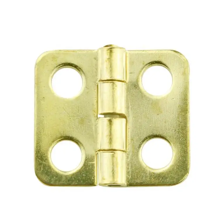 10 шт. 12*13 мм желтая антикварная железная петля деревянная коробка Подарочная