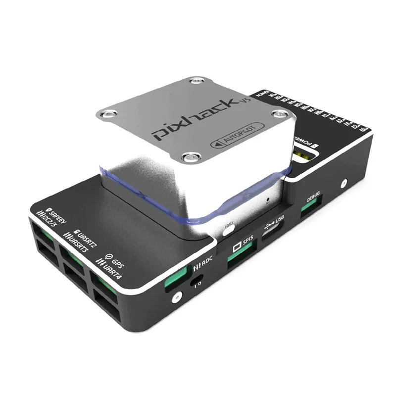CUAV Pixhack V5 Autopilot STM32F765 2MB Flash Flight Controller for RC Drone Multicopter Models Spare Part Accs
CUAV Pixhack V5 Autopilot STM32F765 2MB Flash Flight Controller for RC Drone Multicopter Models Spare Part Accs