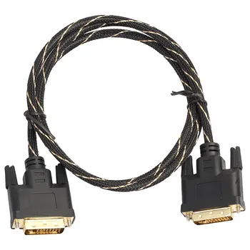 High Speed DVI to DVI Cable DVI-D 24+1 pin Male to Male M/M Signal Gold plated Magnetic Ring double ferrite cores
High Speed DVI to DVI Cable DVI-D 24+1 pin Male to Male M/M Signal Gold plated Magnetic Ring double ferrite cores