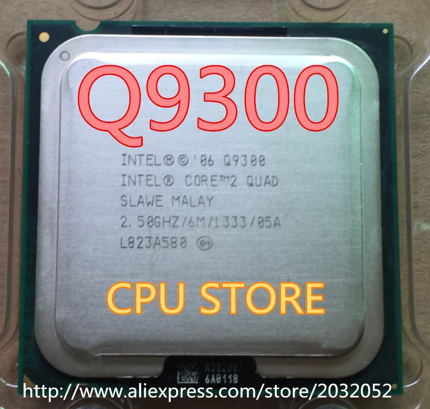 

Original lntel 2 Quad Q9300 q9300 Processor 2.5GHz /6MB Cache/ FSB 1333 Desktop LAG 775 CPU (working 100% Free Shipping)