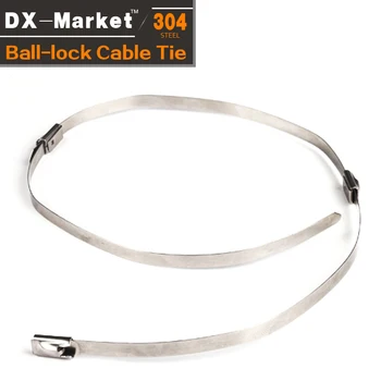 5*450 , 100pcs , 304 Ball lock Stainless Steel Cable Tie , steel tie fasten hardware
5*450 , 100pcs , 304 Ball lock Stainless Steel Cable Tie , steel tie fasten hardware