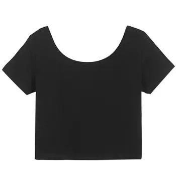 New Women Best Sell U neck Sexy Crop Top Ladies Short Sleeve T Shirt Tee Short T-shirt Basic Stretch T-shirts
New Women Best Sell U neck Sexy Crop Top Ladies Short Sleeve T Shirt Tee Short T-shirt Basic Stretch T-shirts