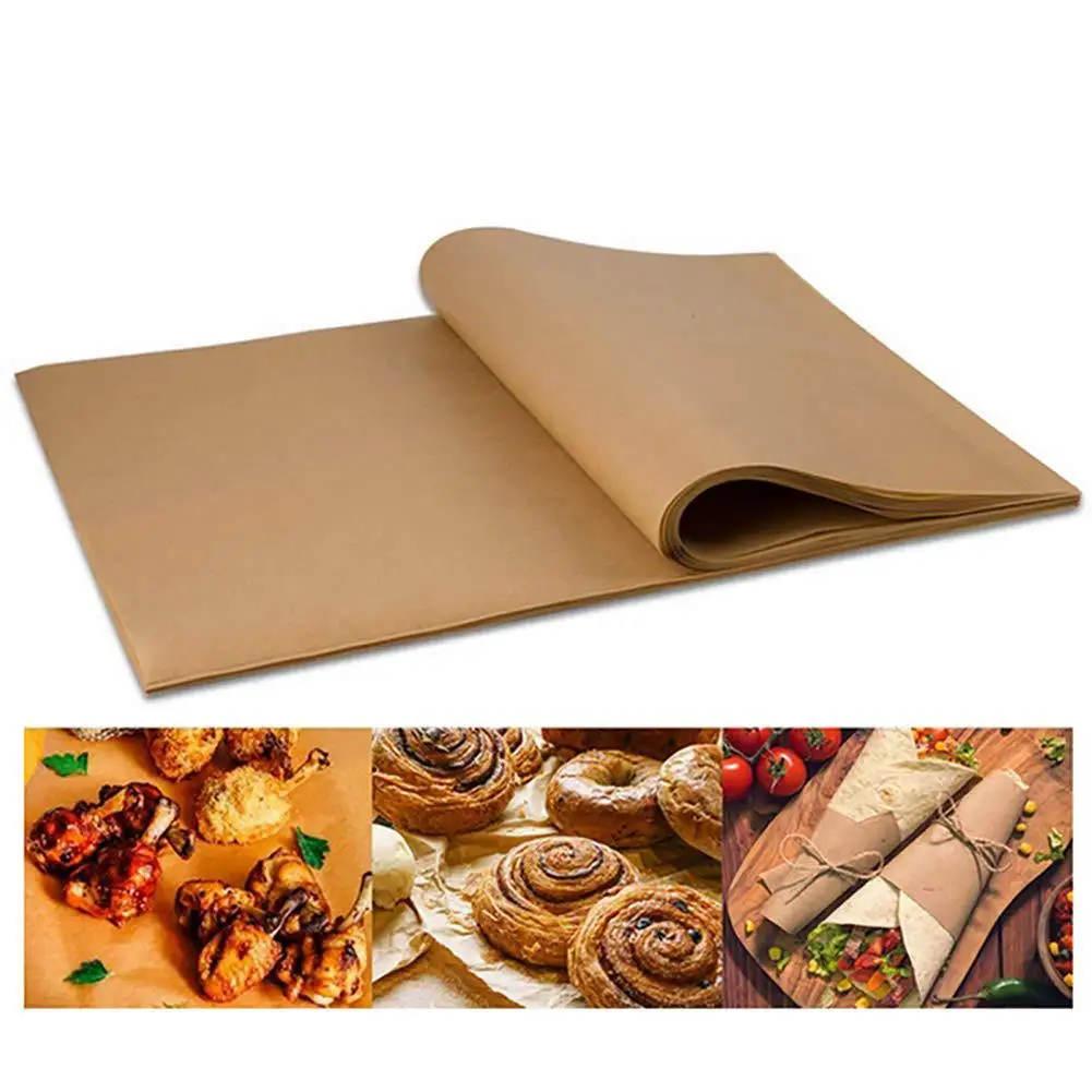 40# 100Pcs Reusable High Temperature Resistant Non Stick Baking Paper Heat Resistant Sheet Oven Grill Mat Tool Baking Paper
40# 100Pcs Reusable High Temperature Resistant Non Stick Baking Paper Heat Resistant Sheet Oven Grill Mat Tool Baking Paper