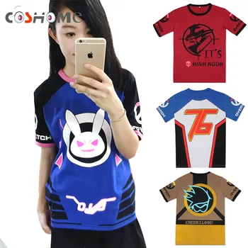 Coshome OW D.VA T Shirt Rabbit Cosplay Dva T-shirts Anime Costumes Tops Men Women Short Sleeve Summer Tees
Coshome OW D.VA T Shirt Rabbit Cosplay Dva T-shirts Anime Costumes Tops Men Women Short Sleeve Summer Tees