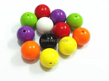 New ! 20mm 105pcs/lot Halloween Color Mixed Chunky Gumball Bubblegum Acrylic Solid Beads For Necklace Making
New ! 20mm 105pcs/lot Halloween Color Mixed Chunky Gumball Bubblegum Acrylic Solid Beads For Necklace Making
